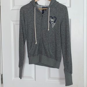 Victoria’s Secret Pink Gray Hoodie Sweatshirt